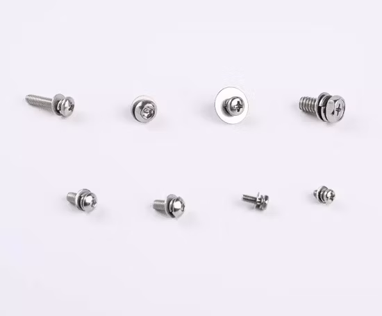 Tornillo combinado anticorrosivo y antioxidante de acero inoxidable 304 316 GB9074.4